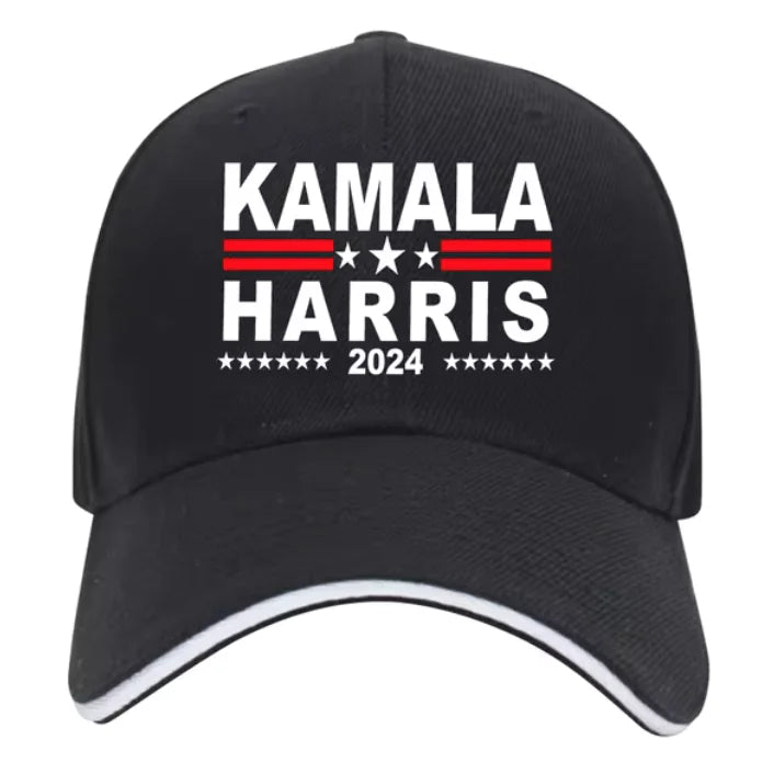 Kamala Harris Baseball Cap - Unisex, Breathable, Adjustable Fashion Hat for Hiking, Fishing, and Everyday Wear