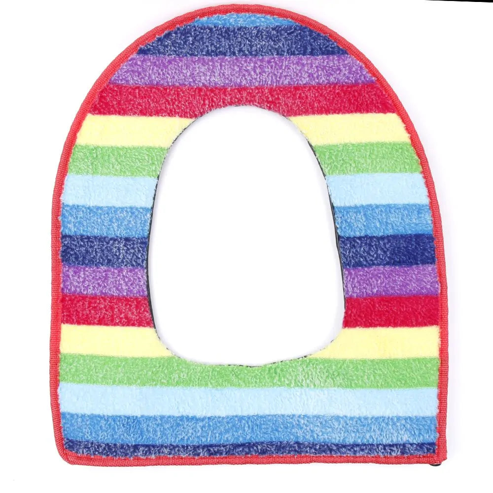 Rainbow Toilet Seat Cover