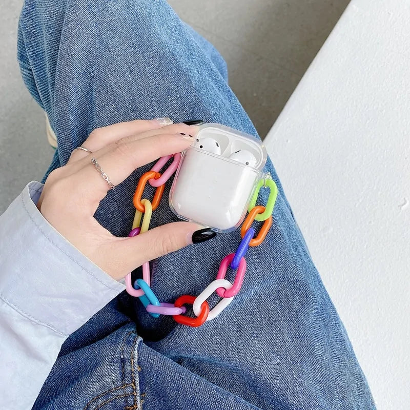 Rainbow Acrylic Bracelet Case for Airpods