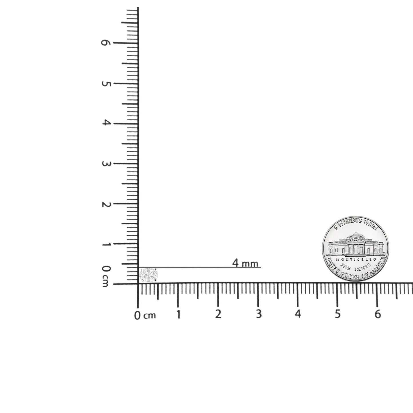 Gioielli - Collana con pendente East West da 18" in oro bianco 14 carati, 1/2 carati, forma ovale, diamante solitario creato in laboratorio (colore EF, purezza VS1-VS2)