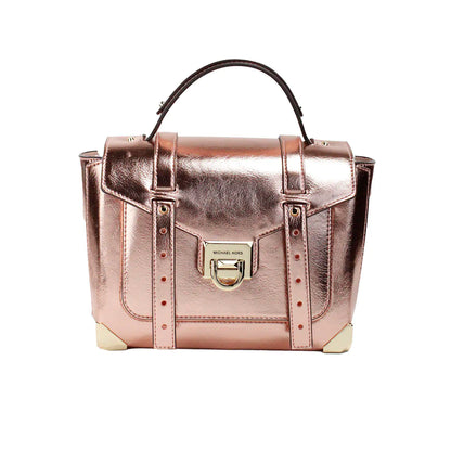 Borsa convertibile Michael Kors Manhattan Media Metallic Primrose