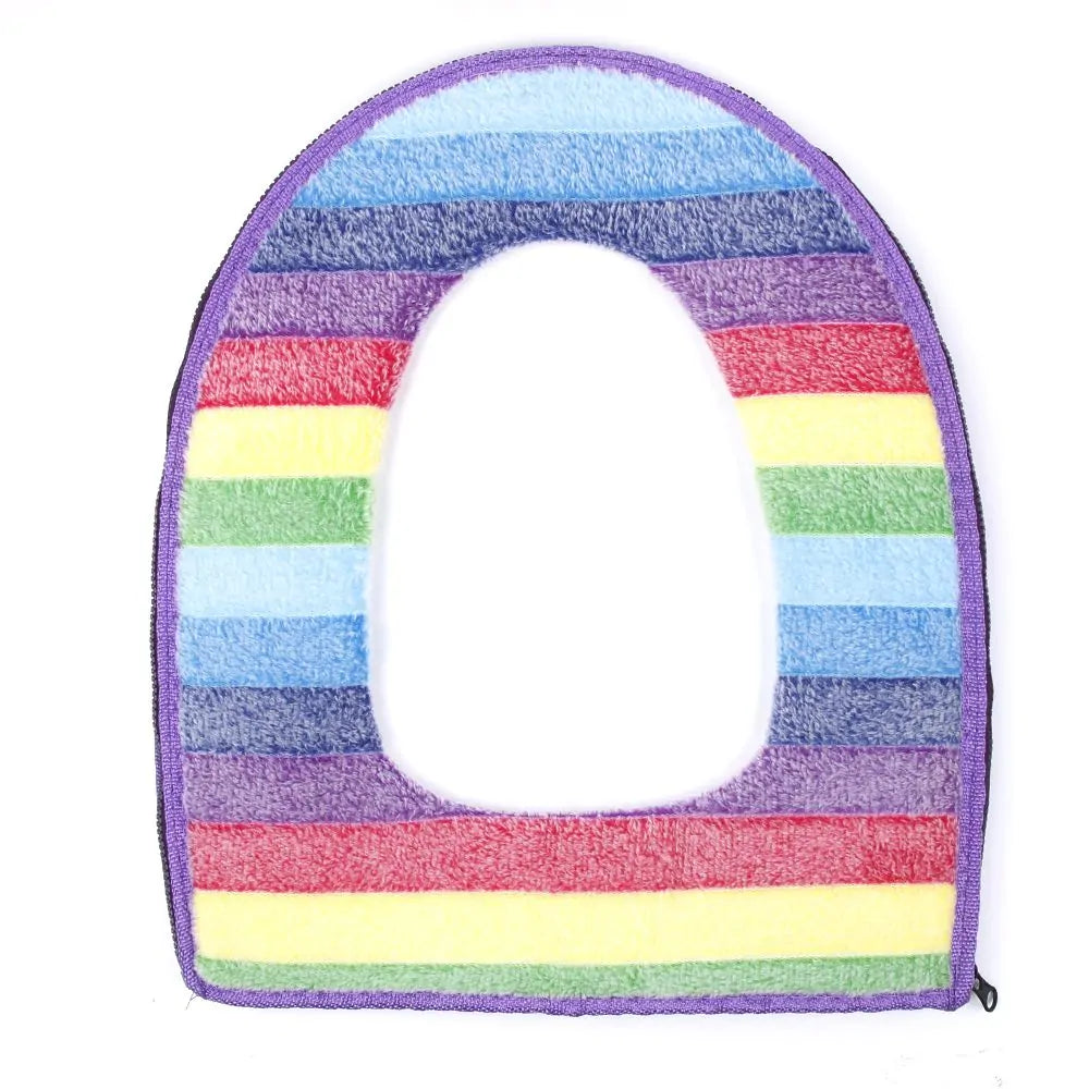 Rainbow Toilet Seat Cover