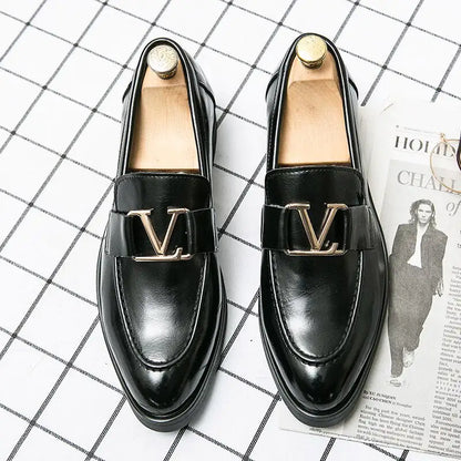 Elegant The Roveleto Italian Leather Loafers For Men!