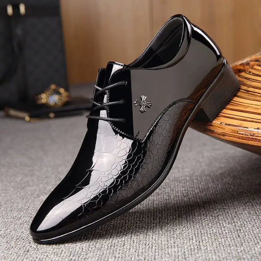 "Rainbow Galore Top Pick" Elegant The Bariese New Italian Style Leather Shoes For Men