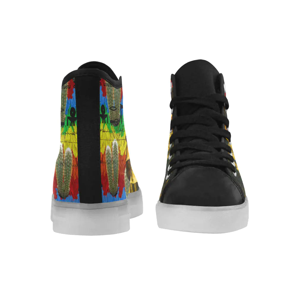 RAINBOW BRUSH CACTUS Men's Sneakers