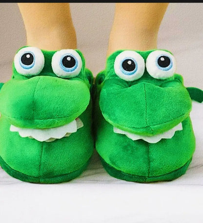 Slippers Crocodile Puffy Paws