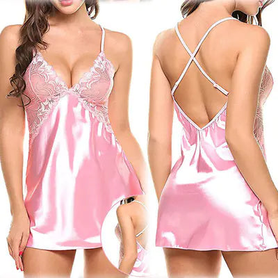 Elegant 5-Color Set of Sexy Night Dress Lingerie