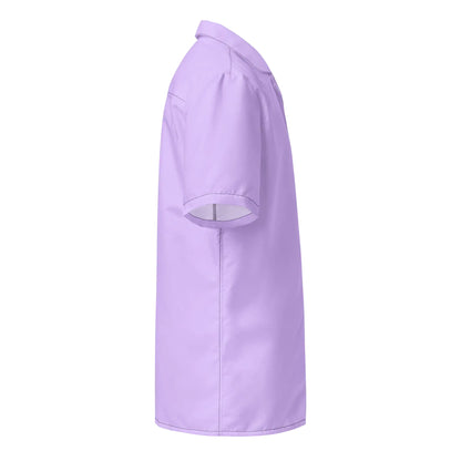 Camicia da uomo viola scuro con bottoni