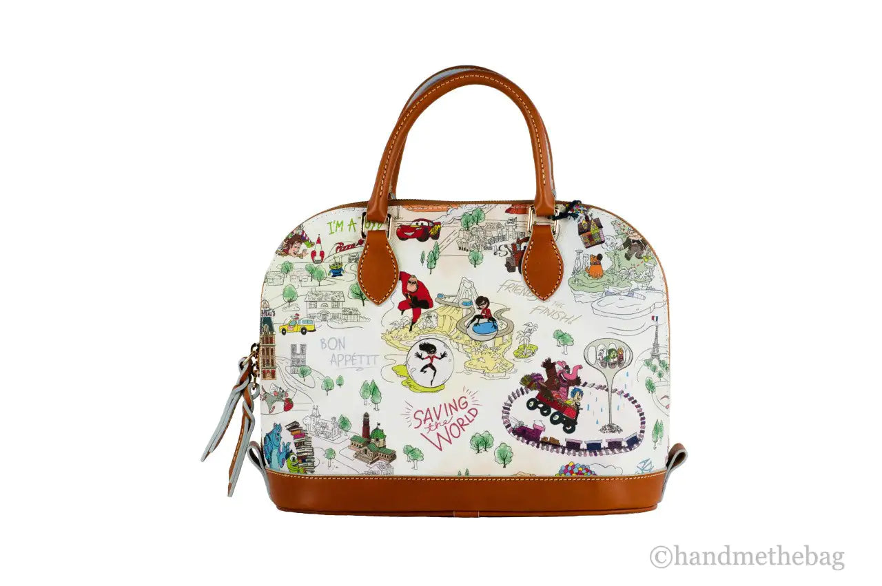 Dooney & Bourke Disney Pixar Maps Medium Satchel Bag